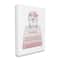 Stupell Industries Pink Rose Bouquet Fashion Style Bookstack Canvas Wall Art